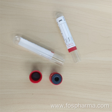 Hospital Medical Red Cap Plain Blood Collection Tube